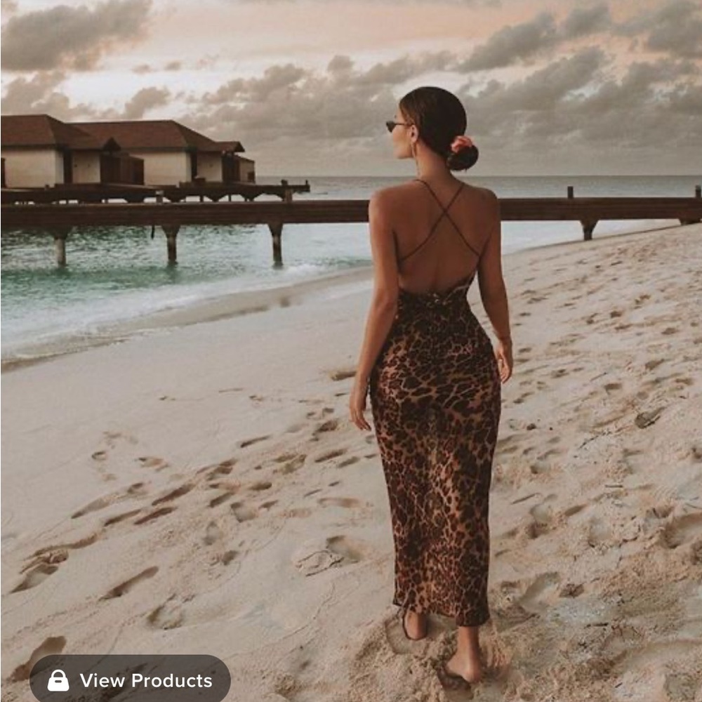 Fashion nova grrrls night leopard dress